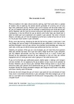 Эссе 'How to succeed at work?', 1.