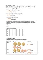 Образец документа 'Pārbaudes darbs matemātikā 2. klasei Kā saskaita un atņem divciparu skaitļus', 4.