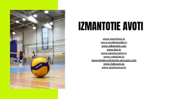 Презентация 'Volejbols', 12.