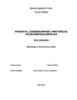 Дипломная 'Produkta „KinderSurprise” pirktspējas palielināšanas iespējas', 1.