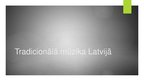 Презентация 'Tradicionālā mūzika Latvijā', 1.