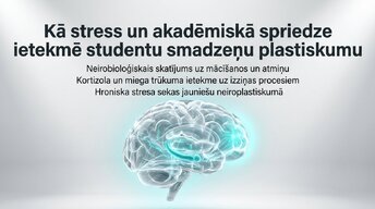 Презентация 'Kā stress un akadēmiskā spriedze ietekmē studentu smadzeņu plastiskumu', 1.