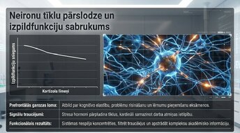 Презентация 'Kā stress un akadēmiskā spriedze ietekmē studentu smadzeņu plastiskumu', 9.