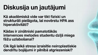 Презентация 'Kā stress un akadēmiskā spriedze ietekmē studentu smadzeņu plastiskumu', 14.