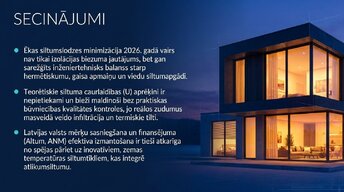 Презентация 'Faktori un risinājumi: ēku siltumzudumi un energoefektivitāte', 9.
