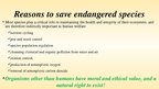 Презентация 'Human Causes of Extinction and Endangerment', 6.
