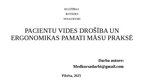 Презентация 'Pacientu vides drošība un ergonomikas pamati māsu praksē', 1.