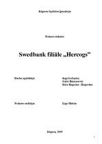 Отчёт по практике 'Prakses atskaite "Swedbank"', 1.