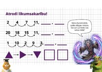 Презентация 'Matemātika ar Carevnu skolas varoņiem', 13.