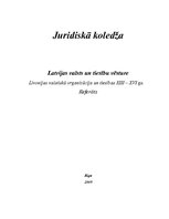Реферат 'Livonijas valstiskā organizācija un tiesības no 13. līdz 16.gadsimtam', 1.