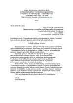 Образец документа 'Vēstules paraugs', 1.