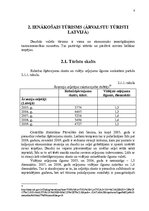Реферат 'Latvijas tūrisma statistikas rādītāju analīze', 7.