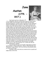 Конспект 'Jane Austen "Emma"', 2.