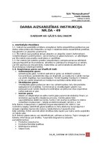 Образец документа 'Darba aizsardzības instrukcija darbam ar gāzes baloniem', 1.