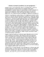 Эссе 'Cilvēka izcelsmes problēma un antropoģenēz', 1.