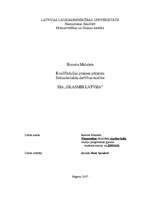 Отчёт по практике 'SIA "Glasmir Latvija" saimnieciskās darbības analīze', 1.