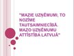 Презентация 'Mazie uzņēmumi, to nozīme tautsaimniecībā. Mazo uzņēmumu attīstība Latvijā', 1.