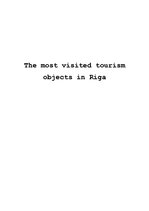 Реферат 'The Most Visited Tourism Objects in Riga', 1.
