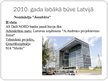 Презентация 'Būvniecības nozares stāvoklis Latvijā', 11.