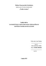 Реферат 'Daudzdzīvokļu dzīvojamo māju pārvaldīšanas sistēmas tiesiskais regulējums', 1.