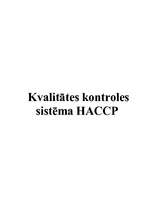 Реферат 'Kvalitātes kontroles sistēma HACCP', 1.