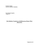 Реферат 'Die bildhaften Vergleiche im E.M Remarque Roman Drei Kameraden', 1.