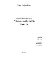 Реферат 'Pretošanās kustība Latvijā no 1944.-1990.gadam', 1.