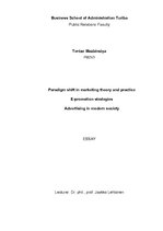 Эссе 'Paradigm Shift in Marketing Theory and Practice', 1.