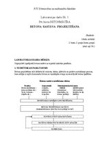Реферат 'Betona sastāva projektēšana', 1.