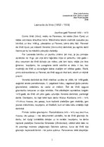 Конспект 'Grāmatas "Leonardo da Vinči. Dzīve un darbi" konspekts', 1.