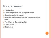 Презентация 'Conditions and Perspectives of the Cohesion Policy in the European Union: Latvia', 2.