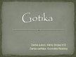 Презентация 'Gotika', 1.