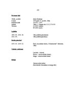 Образец документа 'Curriculum Vitae', 1.