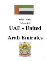 Реферат 'UAE - United Arab Emirates', 1.