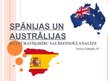 Презентация 'Spānijas un Austrālijas kultūratšķirību salīdzinošā analīze', 1.