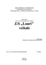 Реферат 'Z/s "Lauri" veikals', 1.