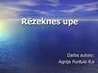 Презентация 'Rēzeknes upe', 1.
