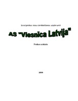 Отчёт по практике 'A/s viesnīca "Latvija"', 1.
