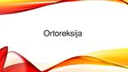 Презентация 'Ortoreksija', 1.