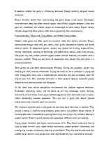 Эссе 'Video games: entertainment and learning', 4.