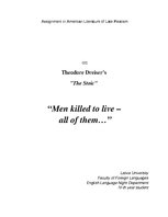 Эссе 'Men Killed to Live - All of Them', 1.