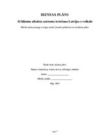 Бизнес план 'AI klientu atbalsta asistenta ieviešana Latvijas e-veikalā', 1.