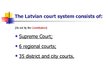 Презентация 'Court System in Latvia', 2.
