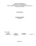 Конспект 'Literatūra, tās metodika un stundas plāns', 1.