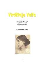 Реферат 'Virdžīnija Vulfa - biogrāfija un literārā daiļrade', 1.