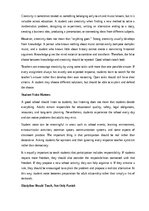 Эссе 'What makes a good school?', 6.