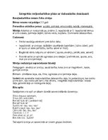 Конспект 'Integrētās rotļnodarbības plāns ar dabaszinību dominanti', 1.