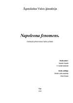 Реферат 'Napoleona fenomens', 1.