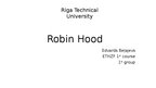 Презентация 'Robin Hood', 1.