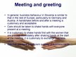 Презентация 'Slovenia - Business Culture and Etiquette', 4.